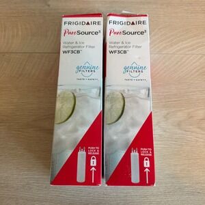 Frigidaire PureSource 3 WF3CB Refrigerator Water Filter 2 Pack Genuine OEM White